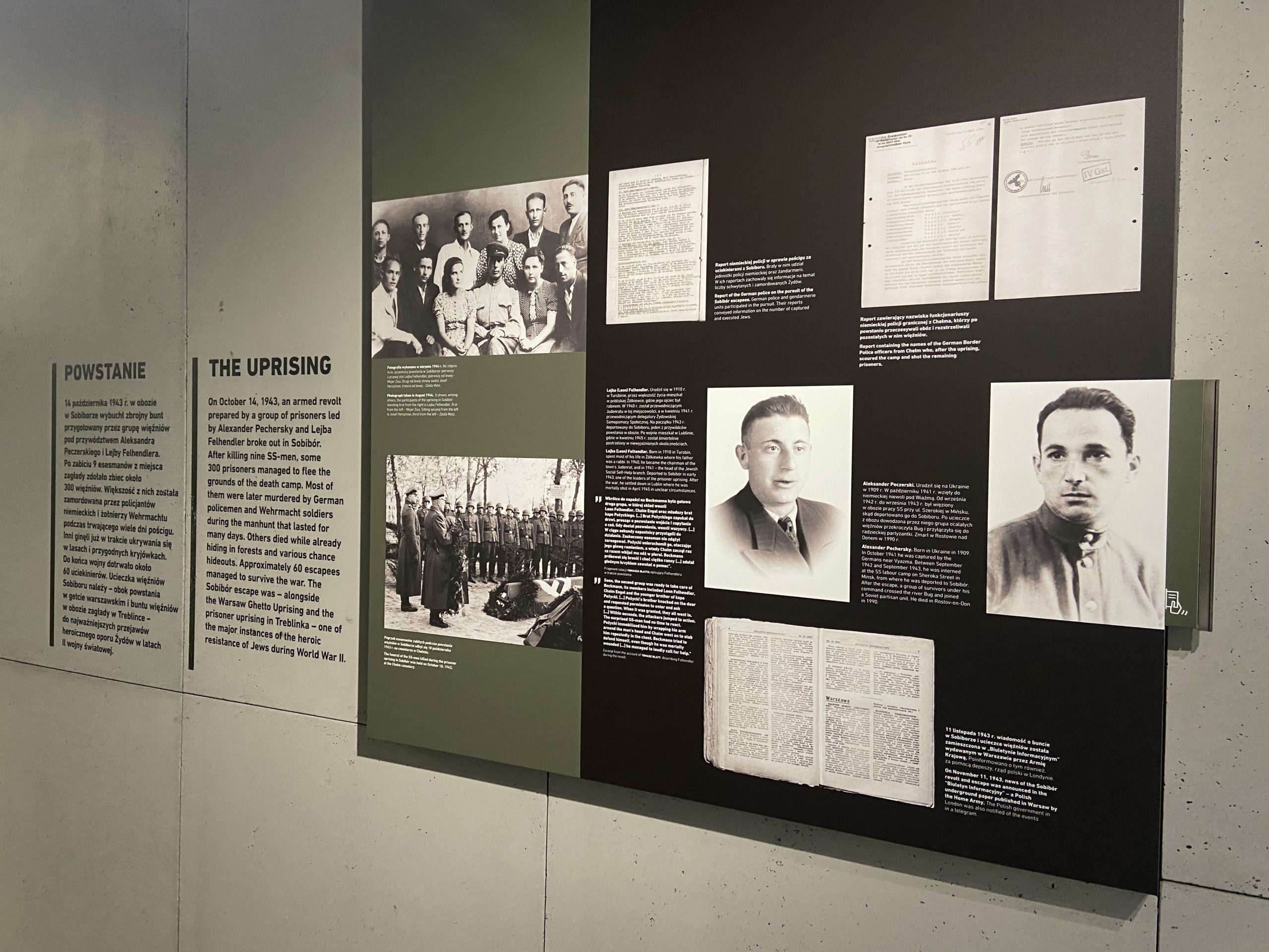 Auszug aus der neuen Ausstellung in der Gedenkstätte des deutschen Vernichtungslagers Sobibor